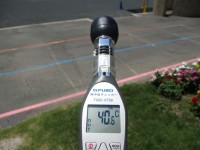 気温40.6℃