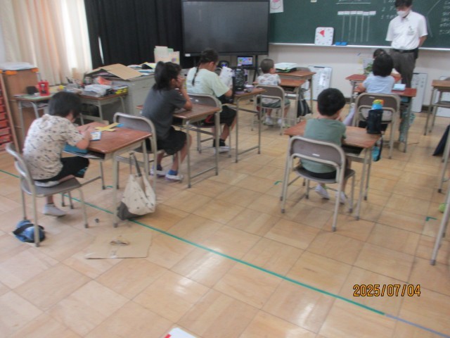音読の発表の様子