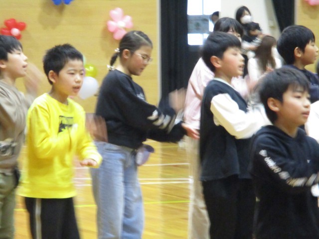 4年生の発表の様子