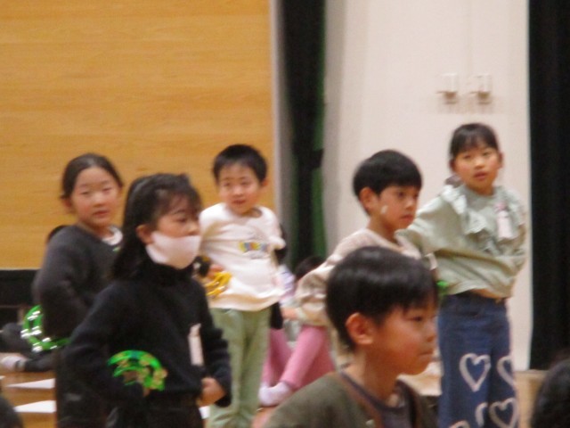 1年生の発表の様子