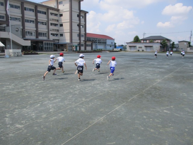 2年生の走り出した様子