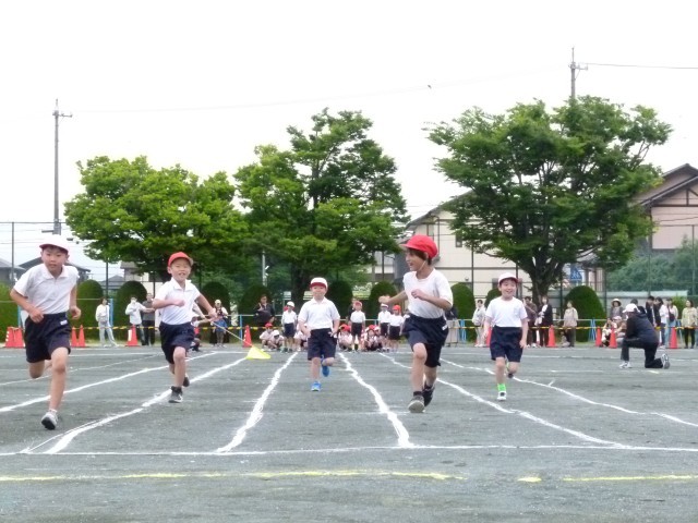 2年生男子40m走の様子２