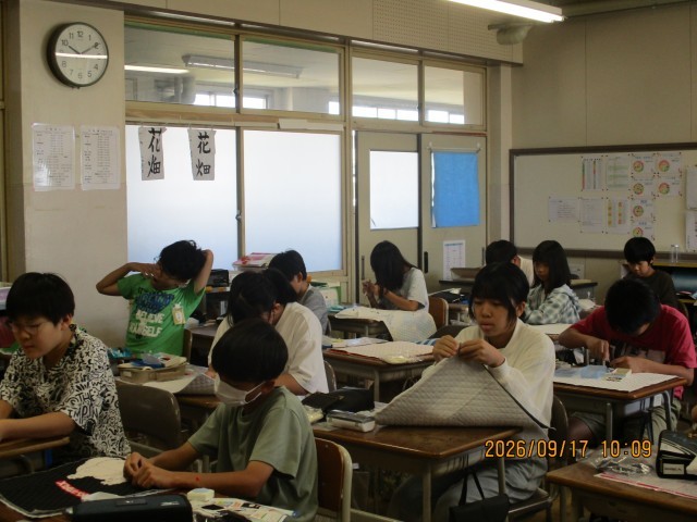 家庭科の様子②