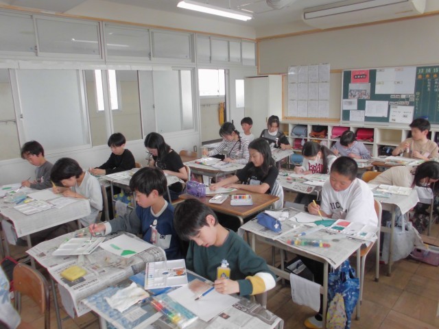 ５年２組　図画工作