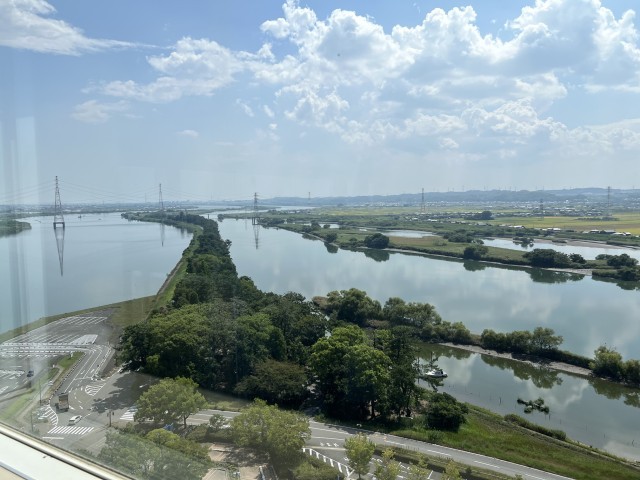 タワーの上から見た景色です。