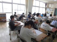 算数テストの様子