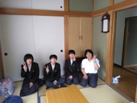 6時前から起きて、すっかり身支度整いました