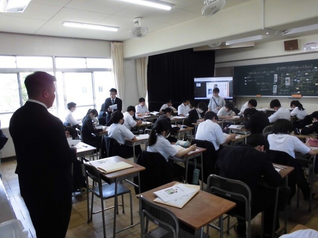 教育実習の先生も参加
