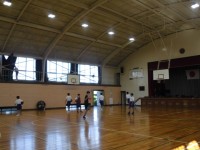 バスケットボール部男子の活動の様子