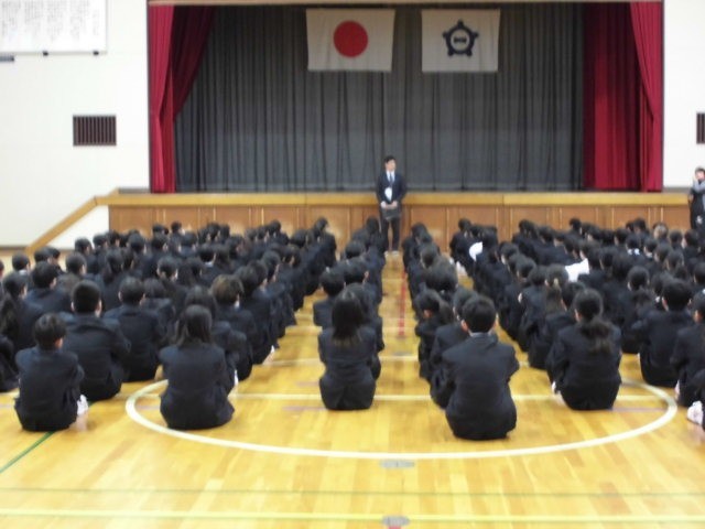 1年生　学年集会