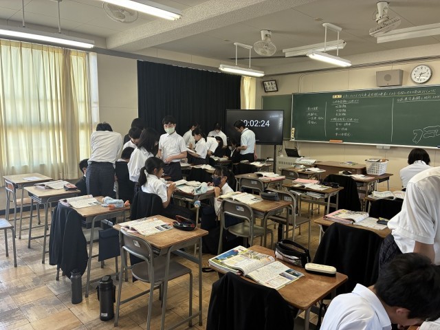 ２年生授業の様子