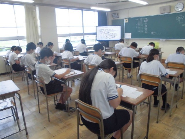 2-2　テストの様子