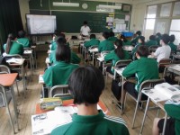社会の授業のようす