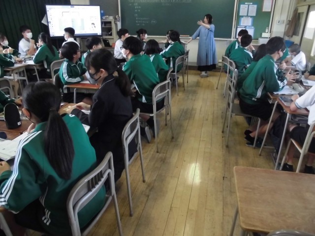 理科の授業のようす