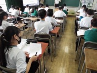 数学の授業のようす